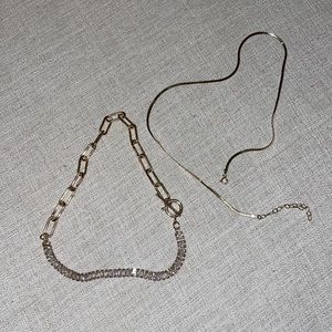 Gold fashion necklaces